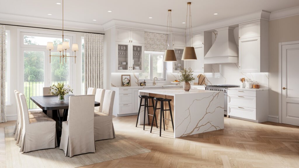 Gourmet kitchen interior